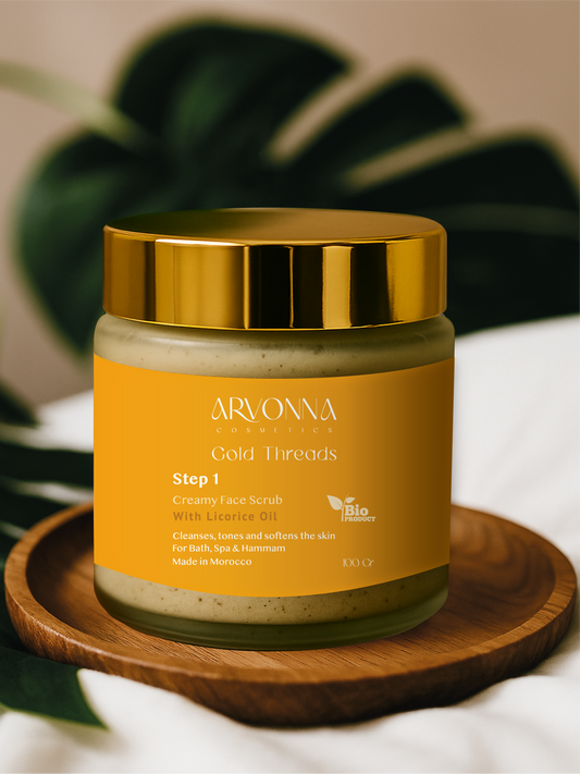 Creamy Face scrub with licorice